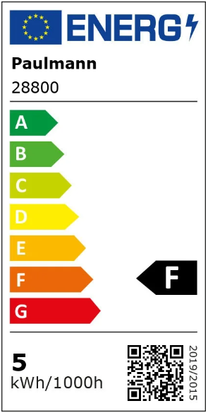 Paulmann 29114 Tubo LED Standard 230V G5, 1463mm, 28W 3300lm 4000K Bianco Neutro, Opale, Sostituto Neon